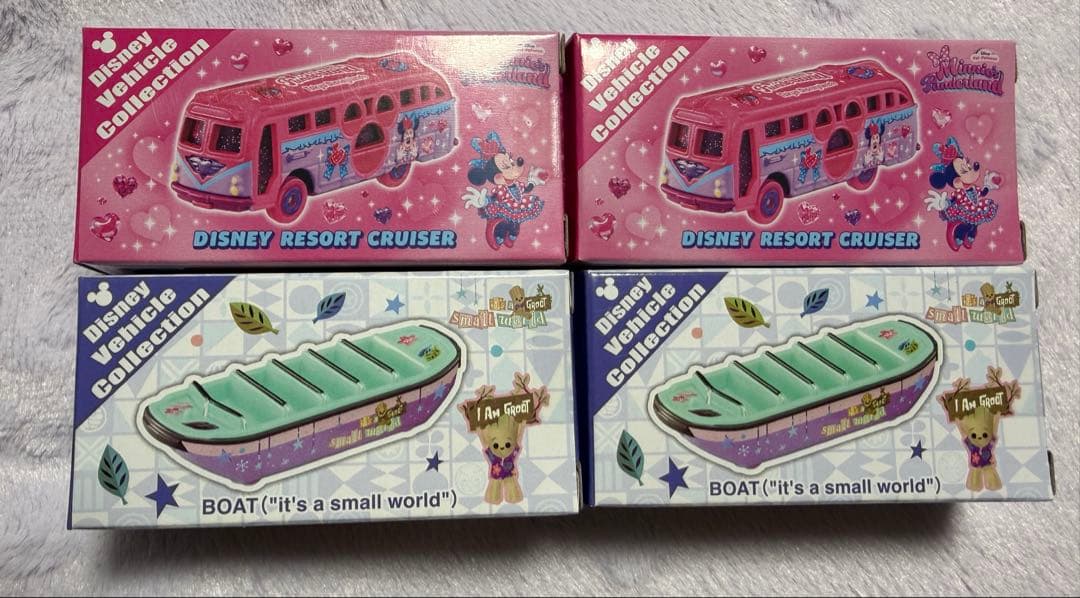 ディズニー　ミニー　ファンダーランド　グルート　トミカ　4台