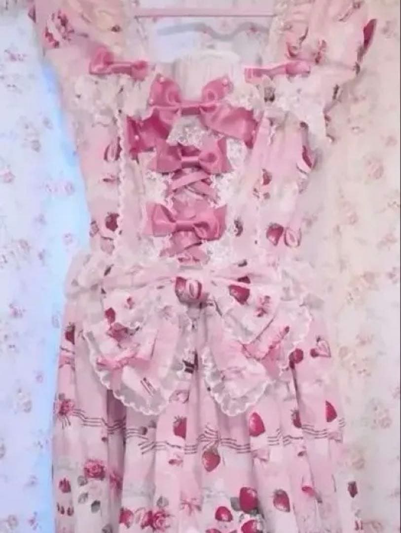 エペティスストロベリーケーキワンピース【AntiqueDoll】