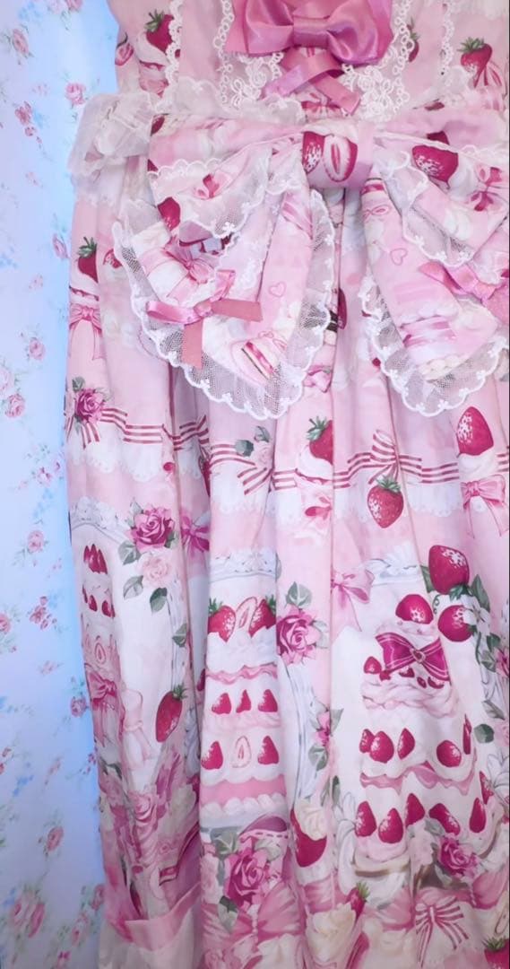 エペティスストロベリーケーキワンピース【AntiqueDoll】