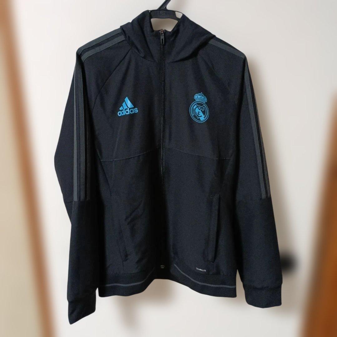 レアルマドリード　ウインドブレーカージャケット　サッカー　アディダスAdidas