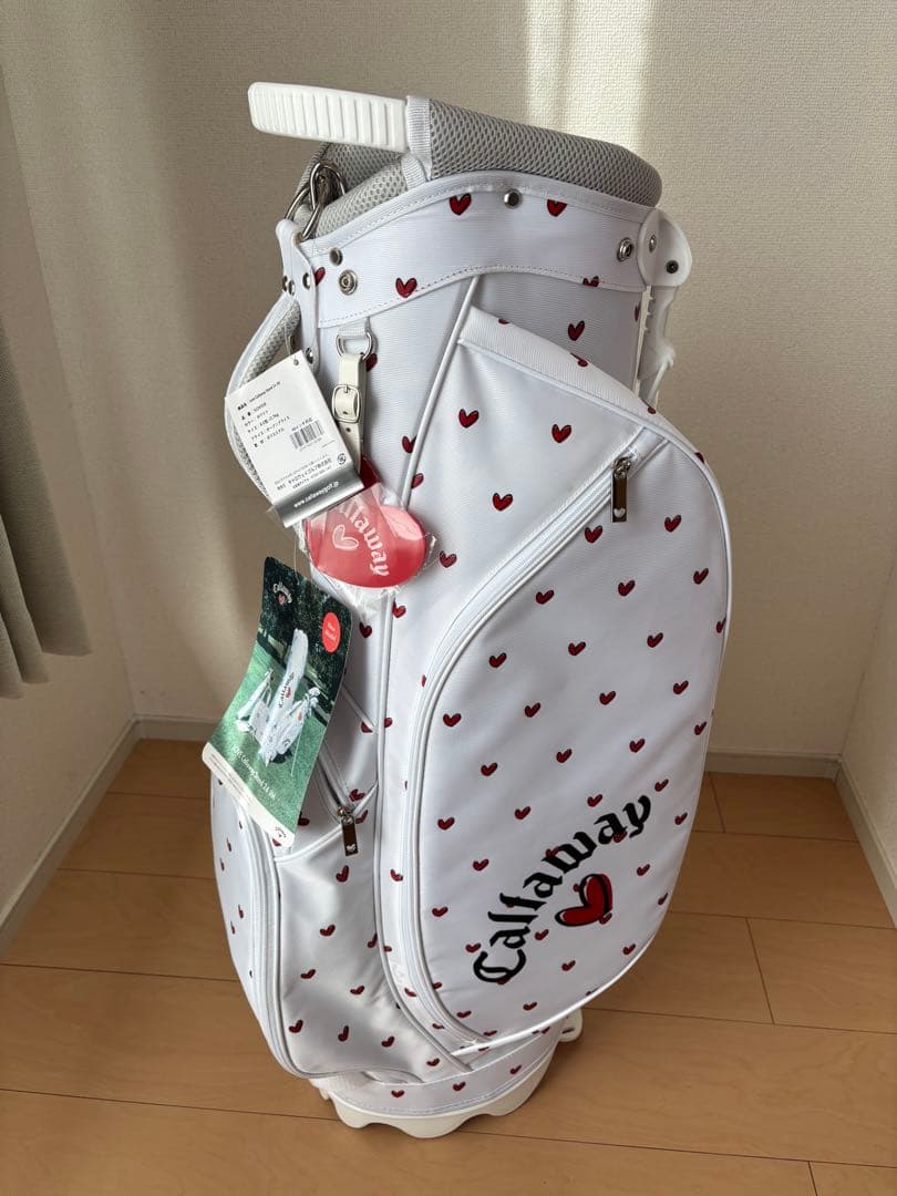 Callaway ハート柄キャディバッグ　レディース