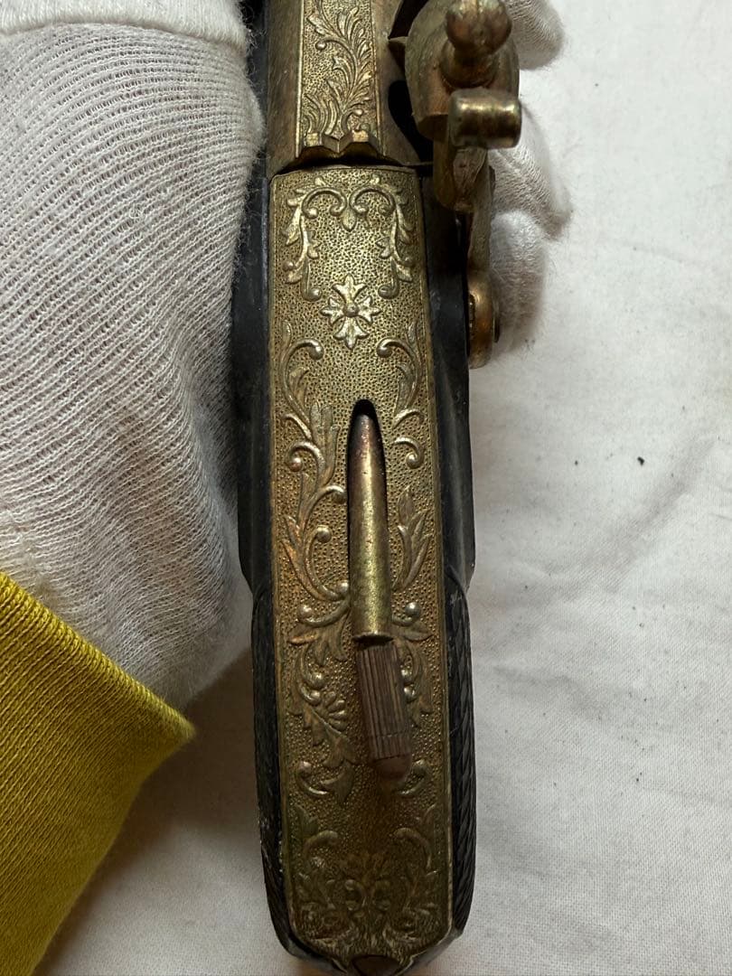 西郷隆盛像 置物 昭和レトロ 火縄銃 モデルガン 置物