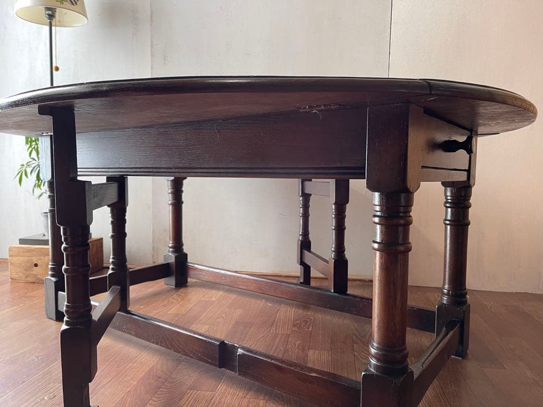 ヴィンテージ ゲートレッグ ローテーブル