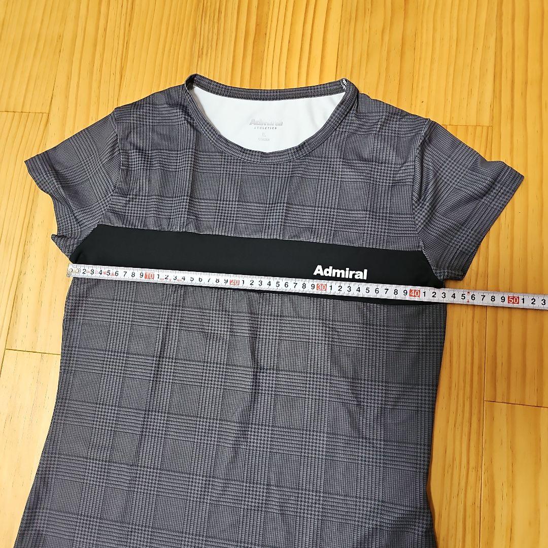 Admiral テニスウェア Mサイズ グレー・チェック柄
