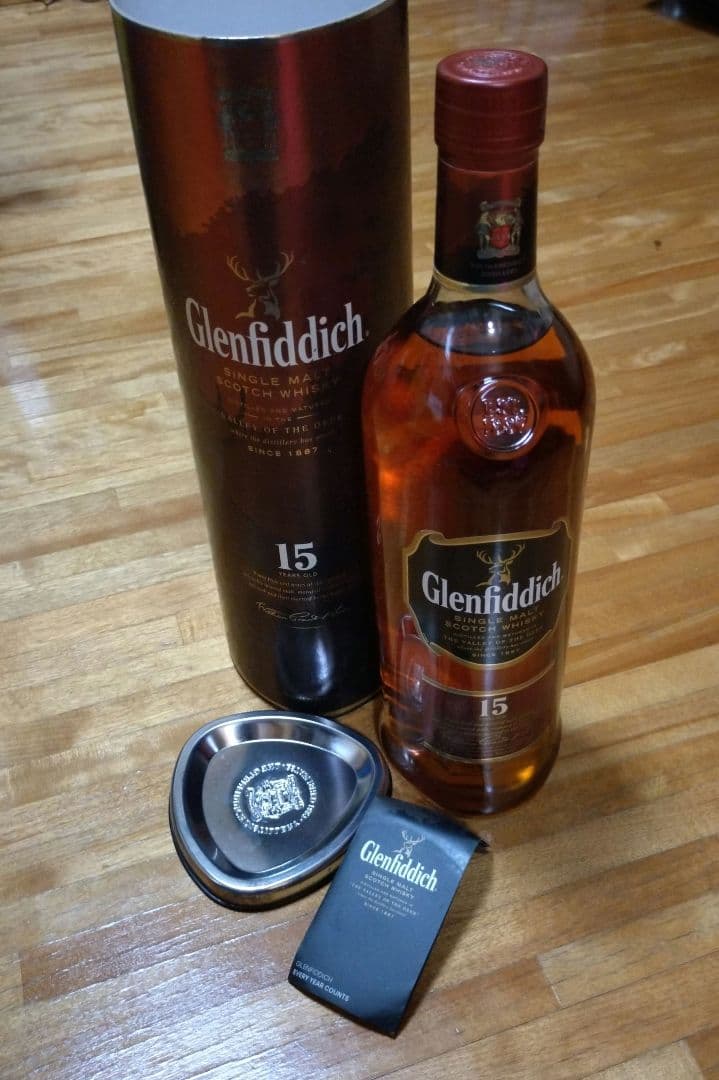 Glenfiddich 15 Year Old ウイスキー ギフトボックス付き