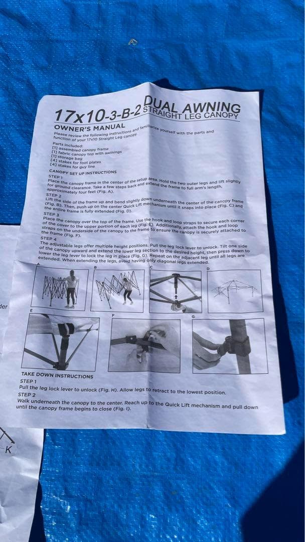 タープテント ワンタッチタープテント　3m×3m　オーニング付き