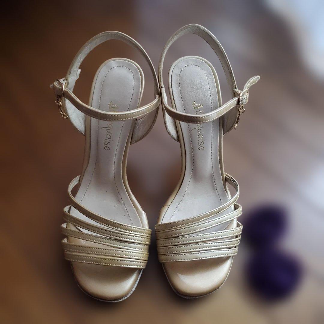 turpuoiseアルゼンチンタンゴシューズ35おまけシューズクリップ