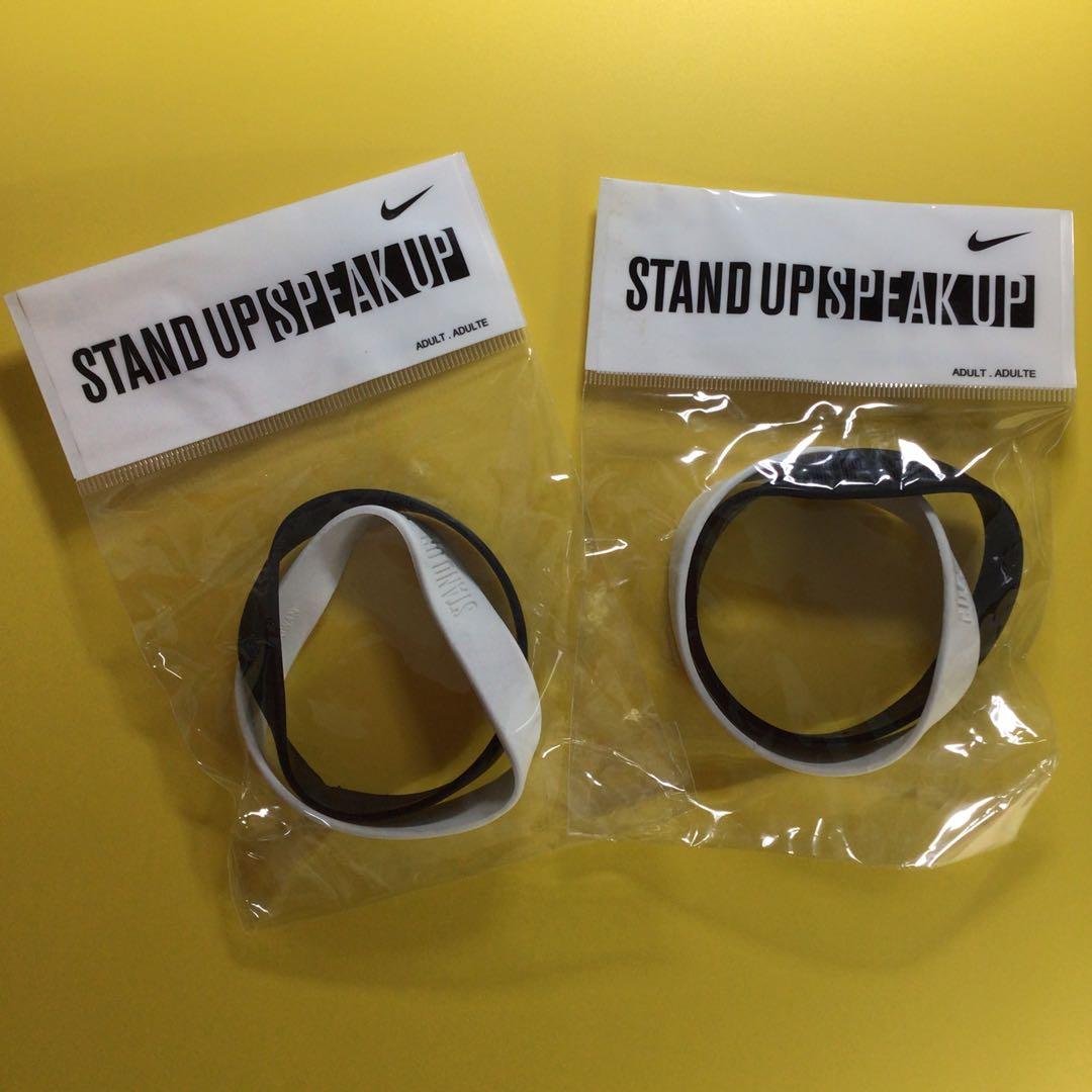 Nike STAND UP SPEAK UP シリコンバンド 2個セット