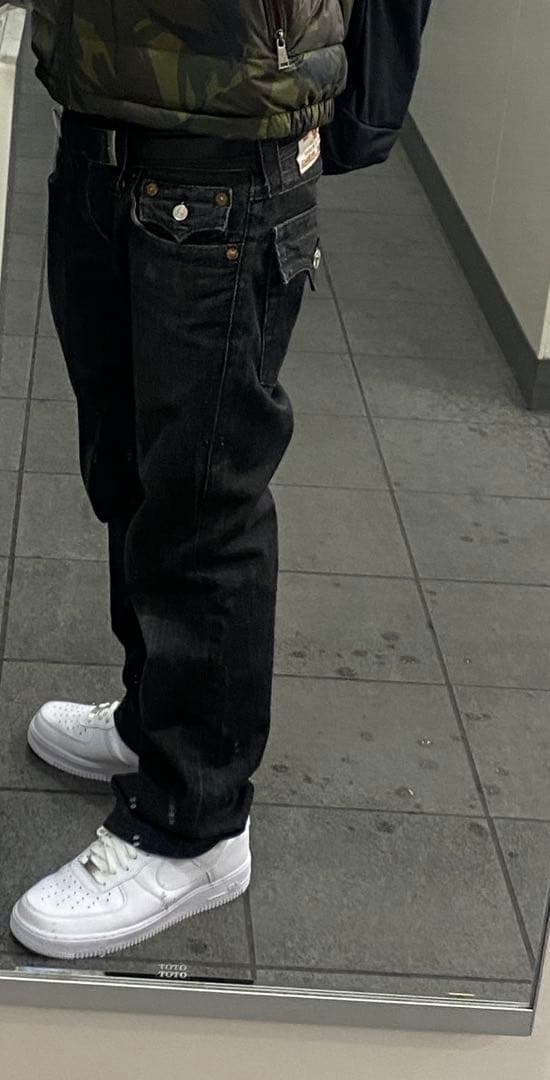 専用ページTrue Religion Ricky ブラックデニム 28x33