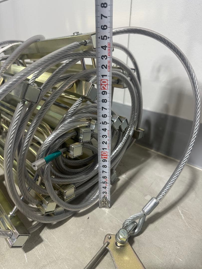 未使用　金属製避難はしご　5.8m ワイヤーラダー　美品　国家検定合格品　防災