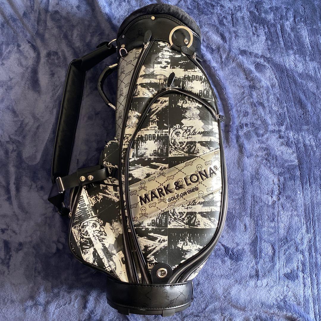 s*a様 MARK & LONA キャディバッグ シルバー