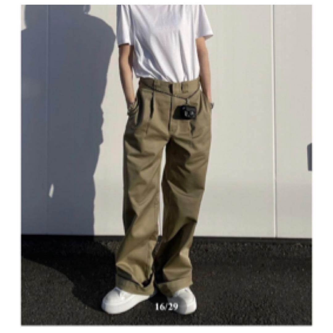 初回生産　ok.soon×dickies コラボチノ［ワイド］