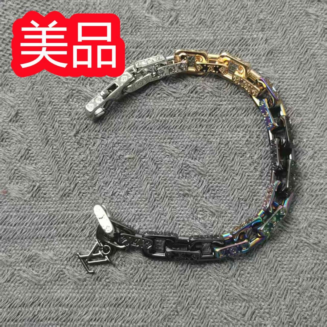 LOUIS VUITTONパラダイスチェーンブレスレットM0070Mマルチカラー