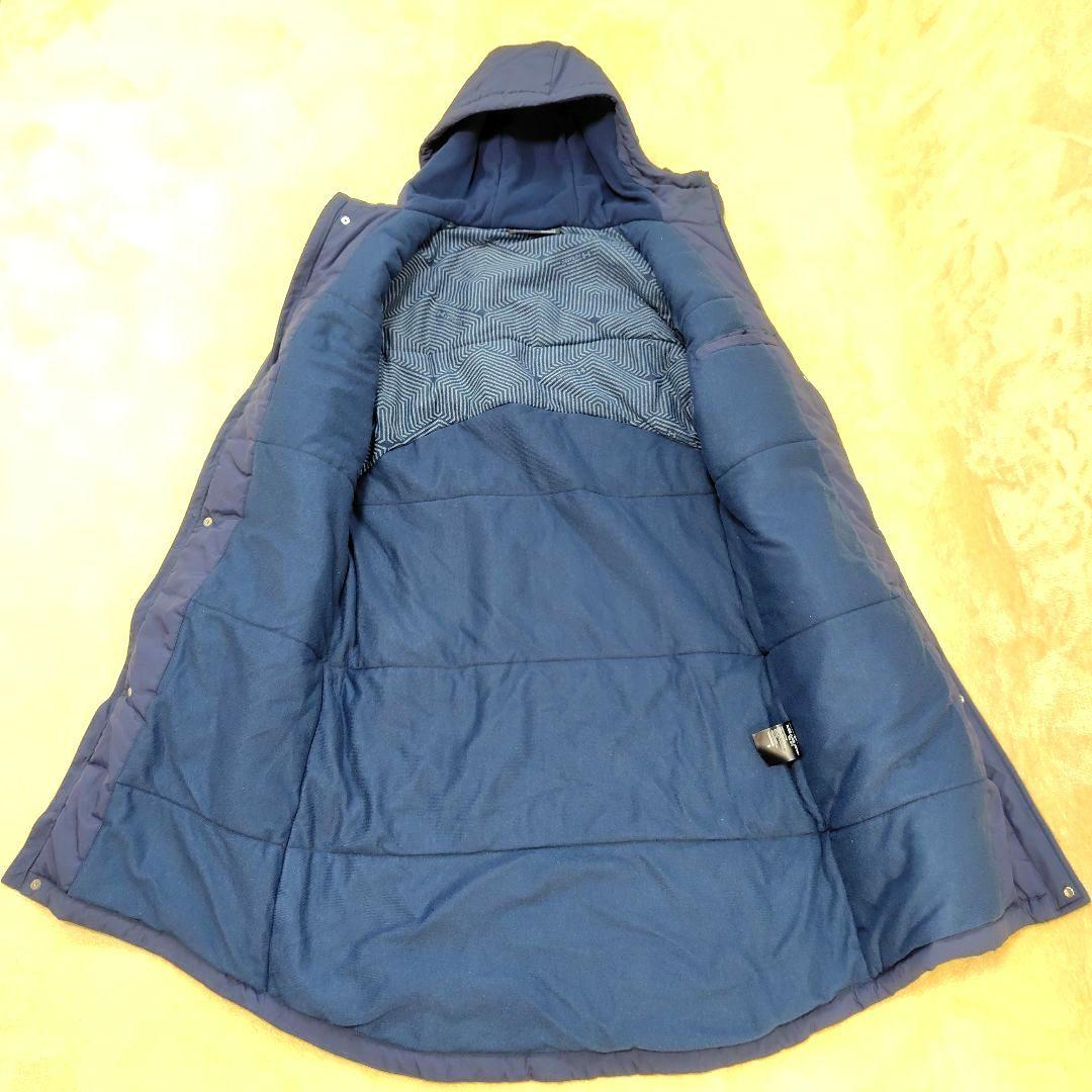 未使用級 アンダーアーマー ストーム ベンチコート ロングコート ネイビー XL