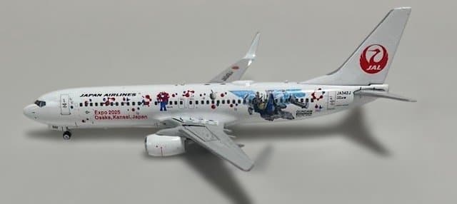 航空機・ヘリコプター JAL B737-800 JA324J GunDAM