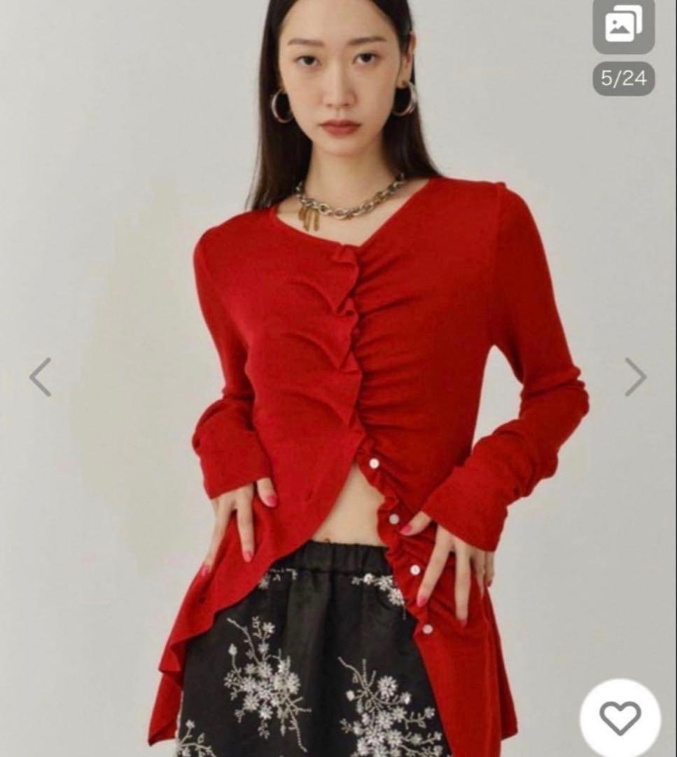 新品未使用　タグ付き　yae ヤエ　ニット　フリル　everyday