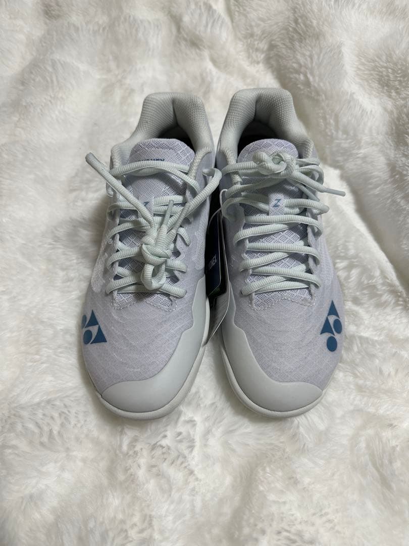 YONEX バドミントンシューズ エアラスZメン　ホワイト/ブルー