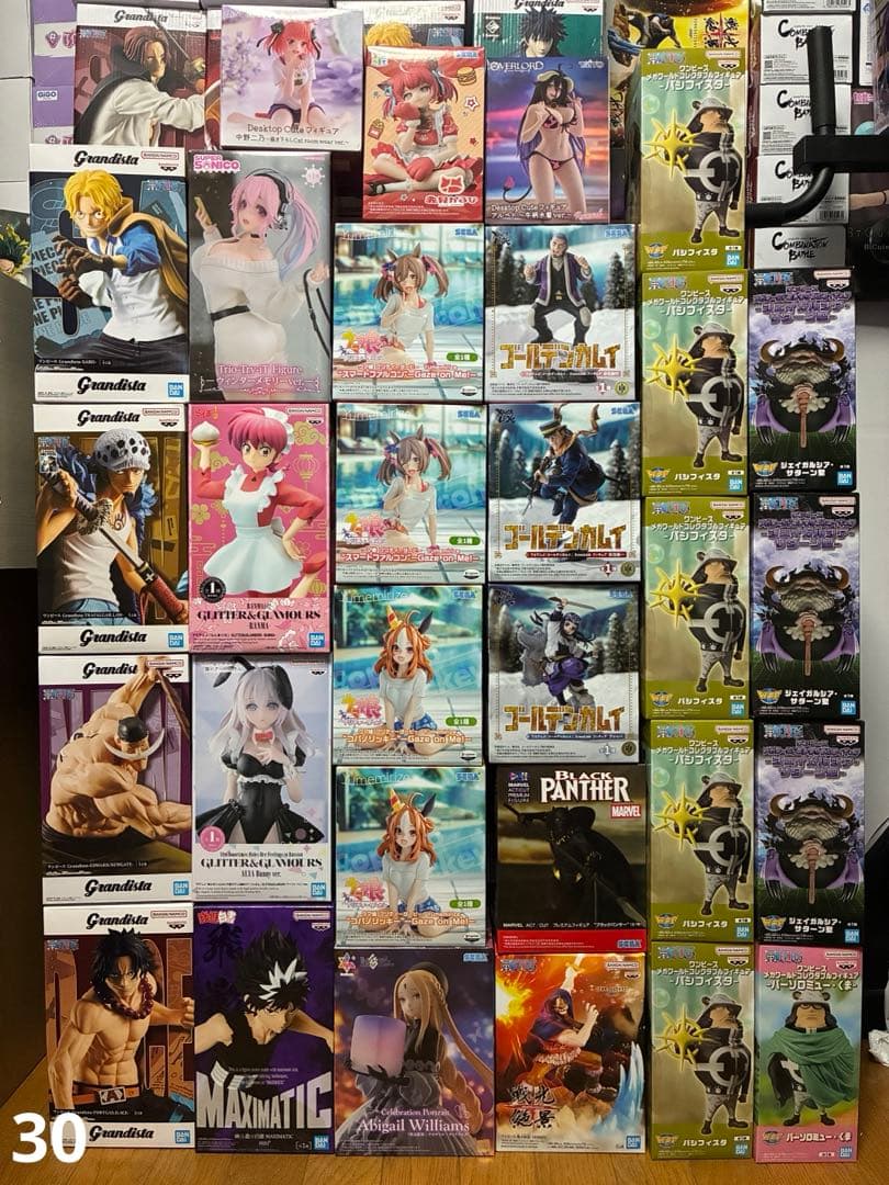 特価 最新 プライズフィギュア 62個 まとめ売り【ワンピ、幽遊白書、遊戯王】