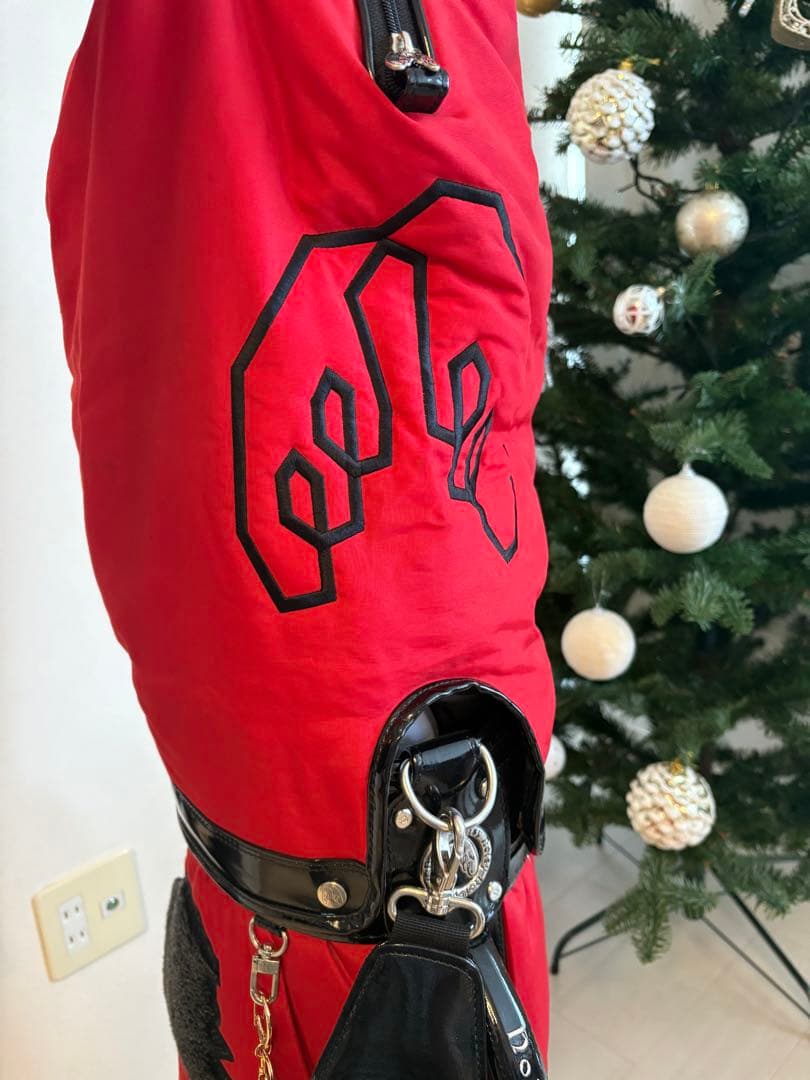 noisynoisy ゴルフキャディバッグ 赤 ノイジーノイジー　　キャスター付