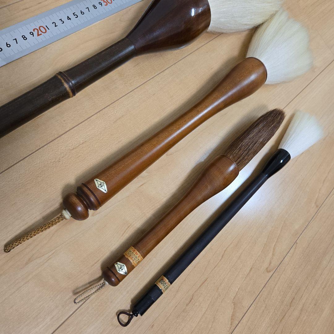 書道筆 大筆 習字 毛筆 6本+1本 まとめ売り