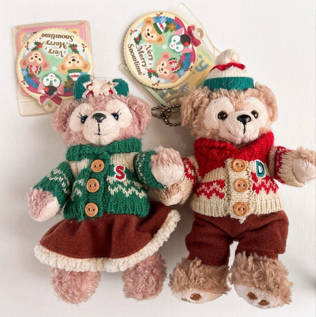 ダッフィー ベリーメリースノータイム シェリーメイ ぬいぐるみバッジ