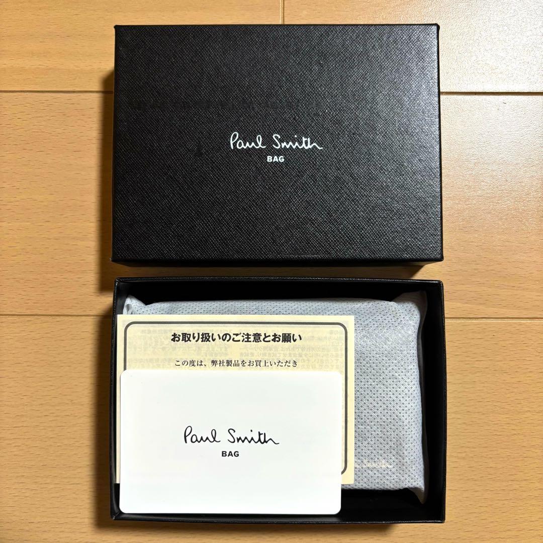 Paul Smith シティエンボス　名刺入れ　新品未使用品　ブラック　販売終了