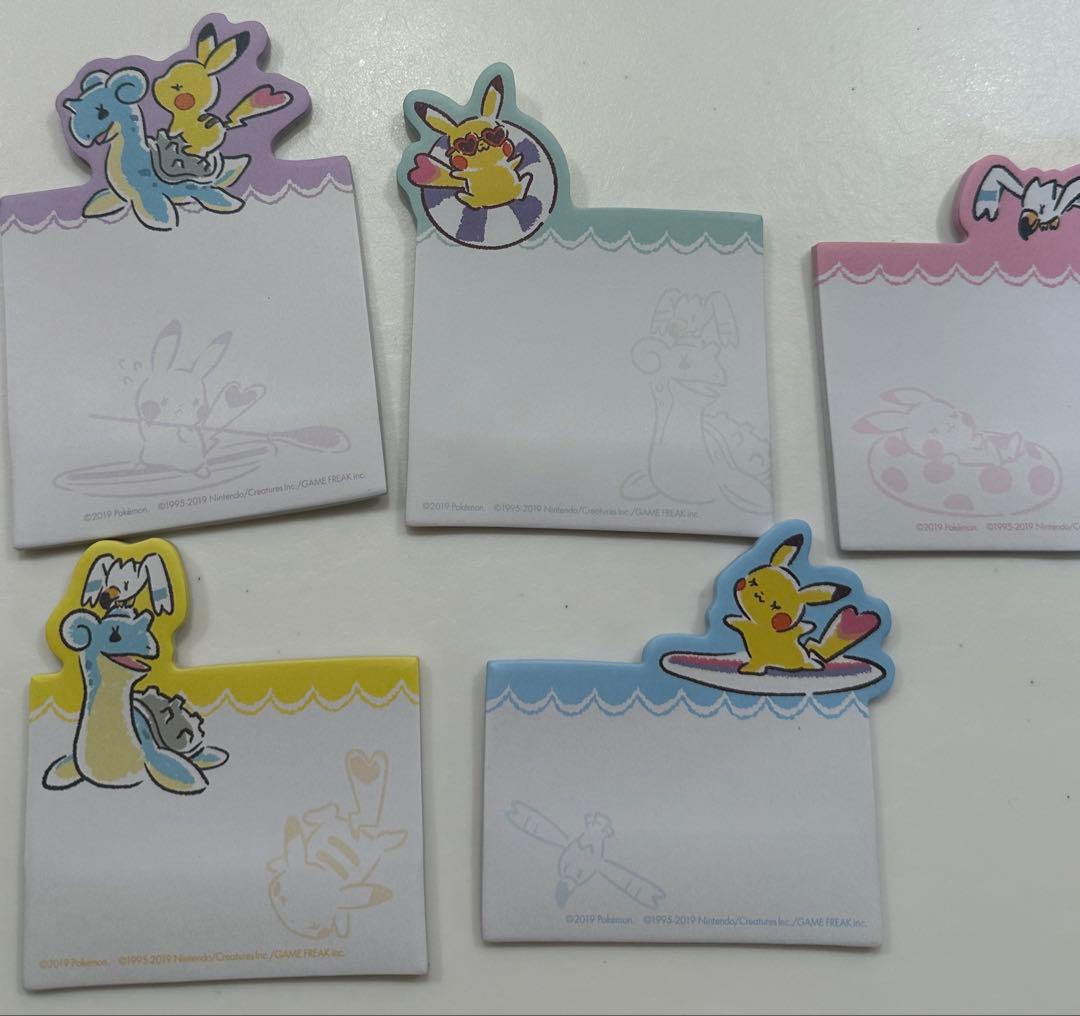 イッツデモ　ポケモン　カラー付箋　4色ボールペン