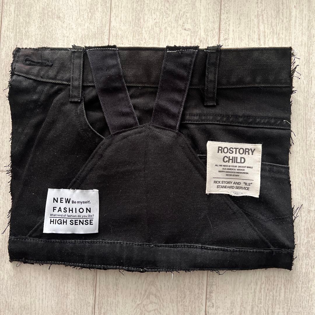 ショルダーバッグ　オーバーオール　デニムリメイク　ハンドメイド　２点