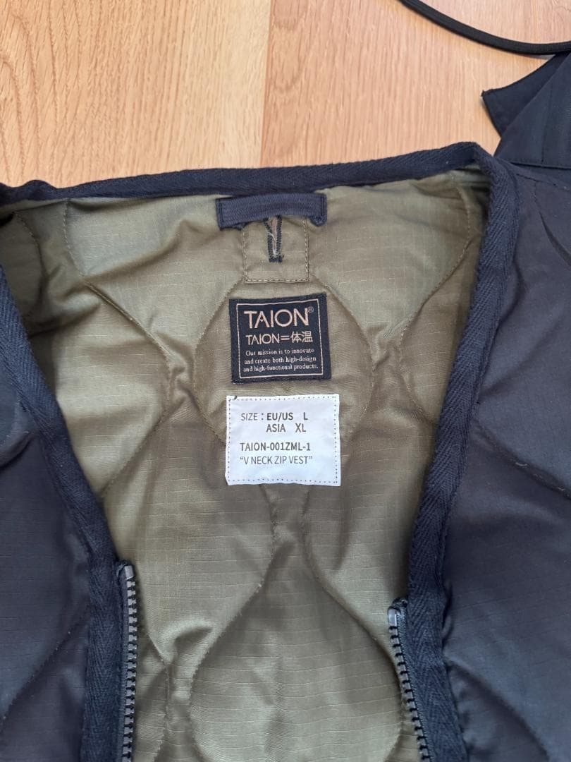 TAION フーデッドコート ダウンベストセット XLサイズ