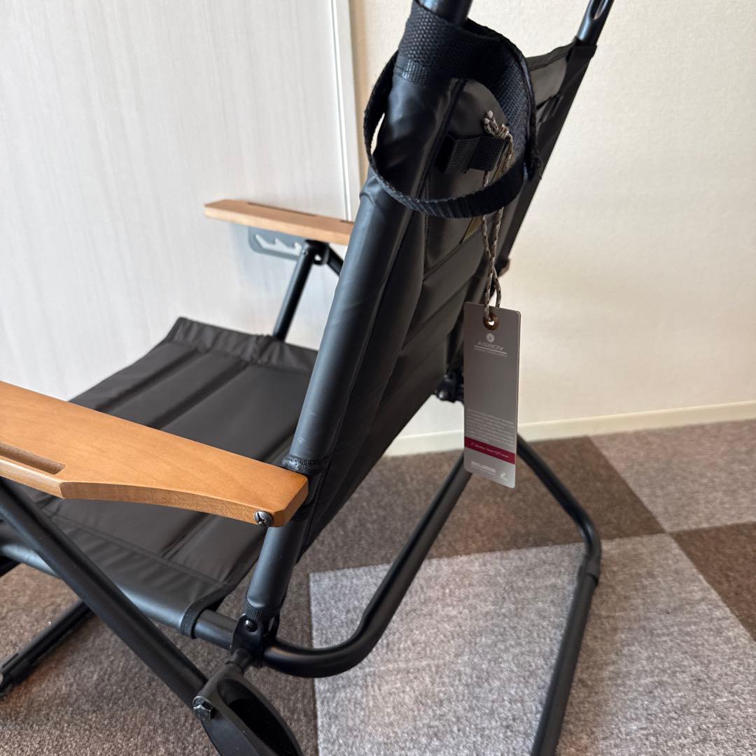 AS2OV アッソブアウトドアチェア ブラック