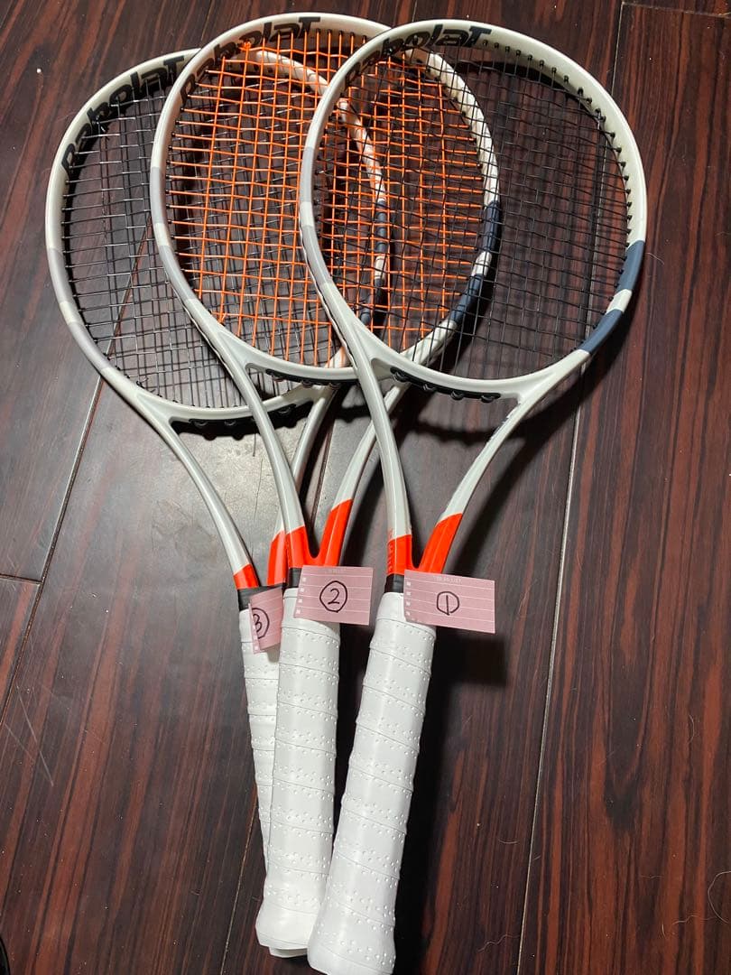 Babolat ピュアストライク テニスラケット 3本セット