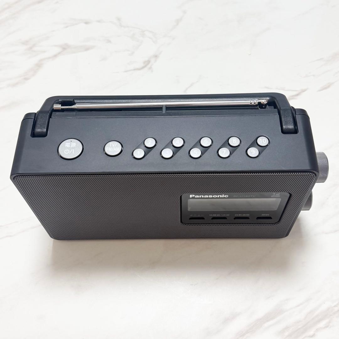RF-U180TV-Kラジオ ワンセグTV音声　FM-AM 3バンドレシーバー