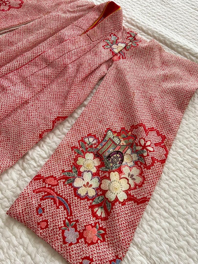 七五三セット　3歳　女の子　絞り　着物　被布