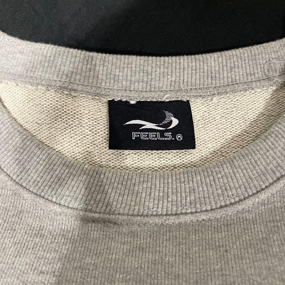 FEELS.CREWNECK SWEATSHIRT GRAY上杉柊平