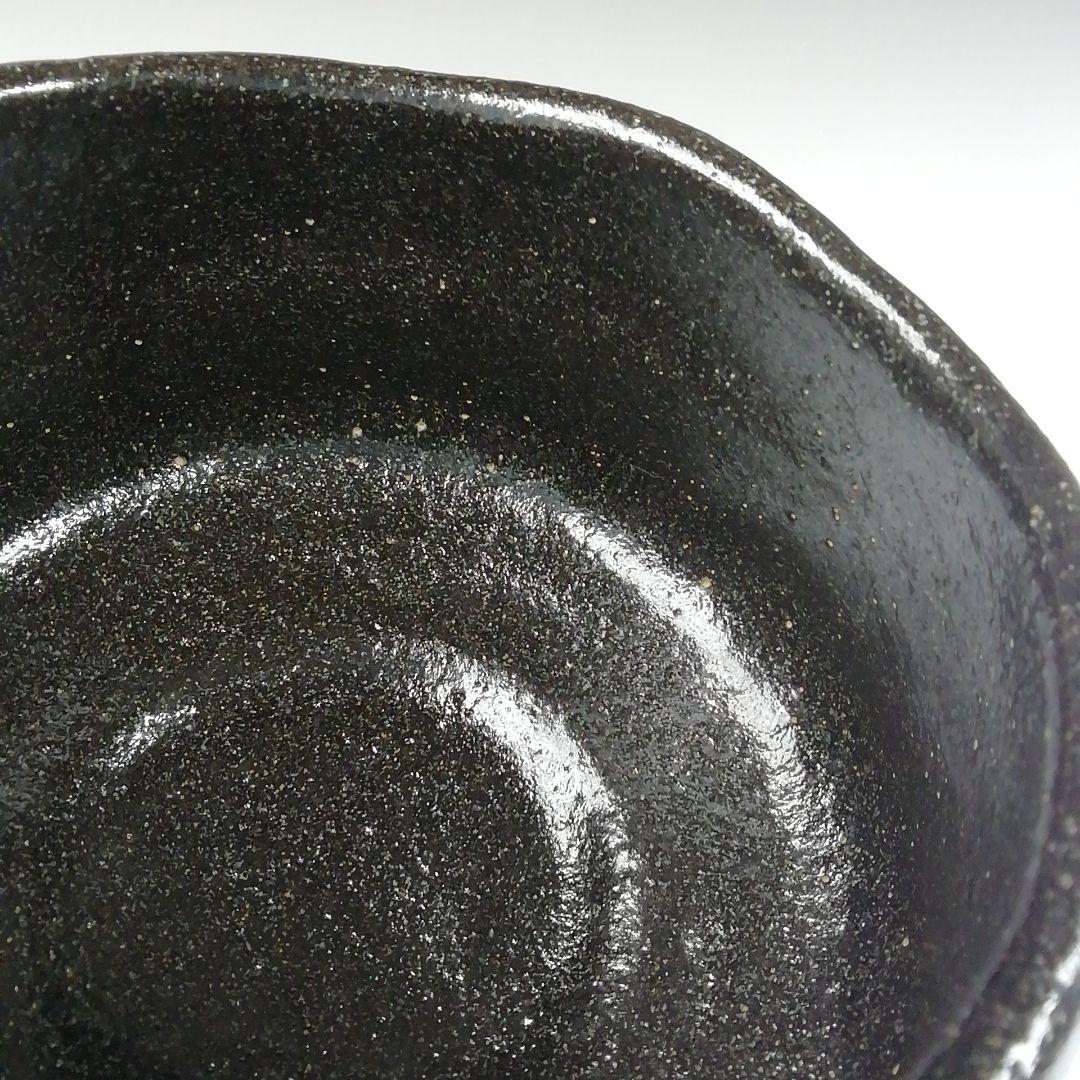 Ｔ６４２　茶碗　『黒楽茶碗』『檜垣崇楽 造』『大徳寺 黄梅院 小林太玄 書付』