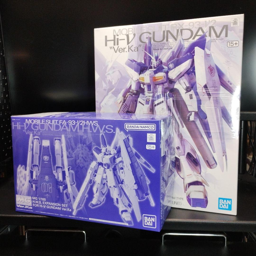 未開封新品 MG Hi-νガンダムVer.Ka＋HWS拡張セット 合計2個セット