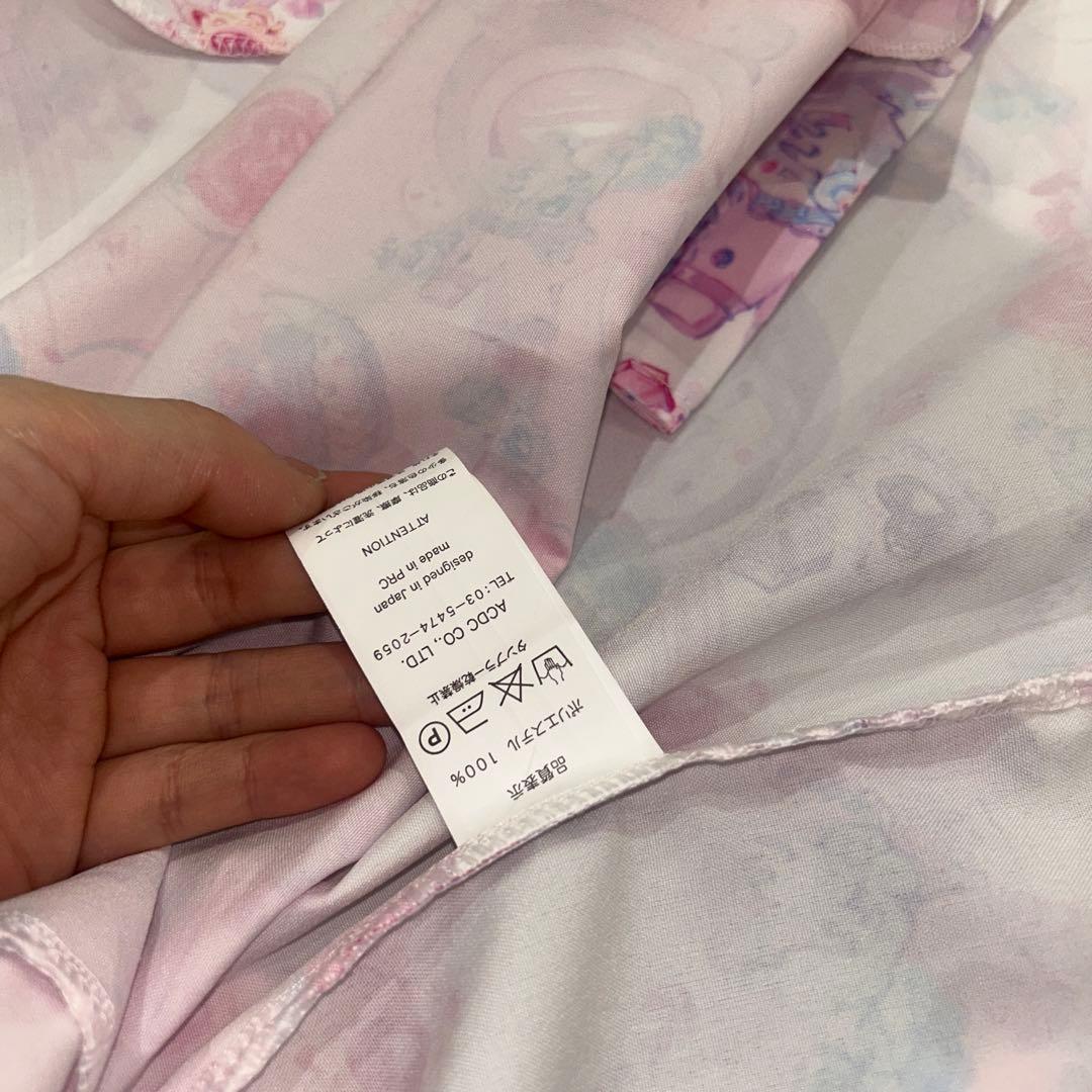 ACDRAG ピンク花柄浴衣・帯セット