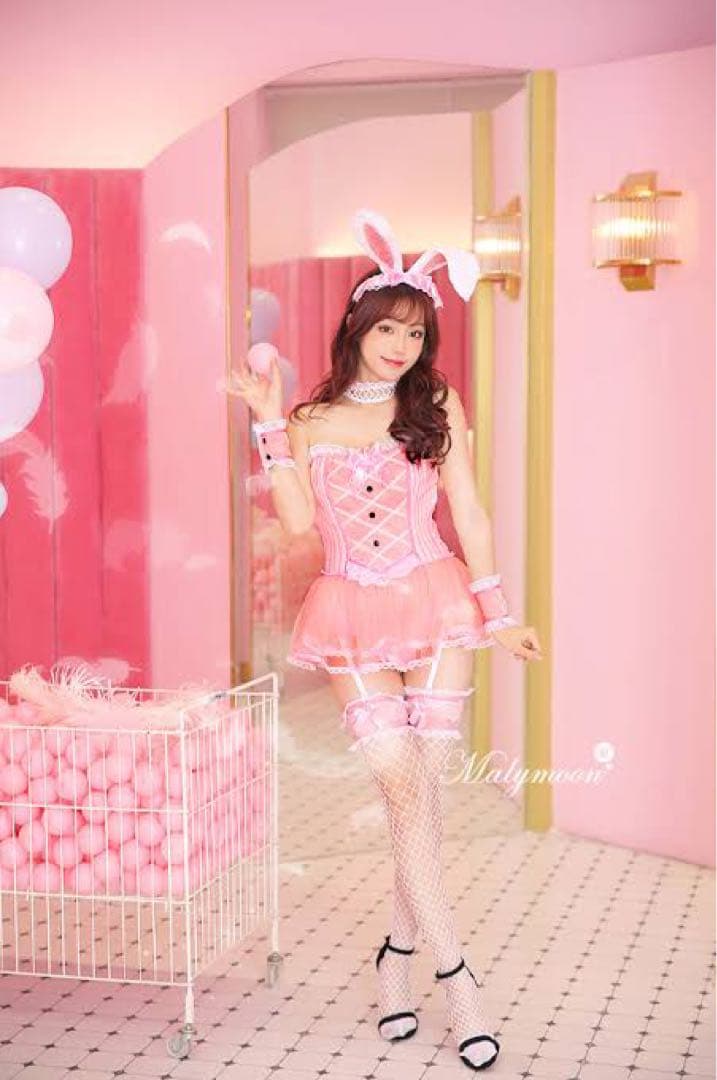 【コスプレ】2wayピンクバニー