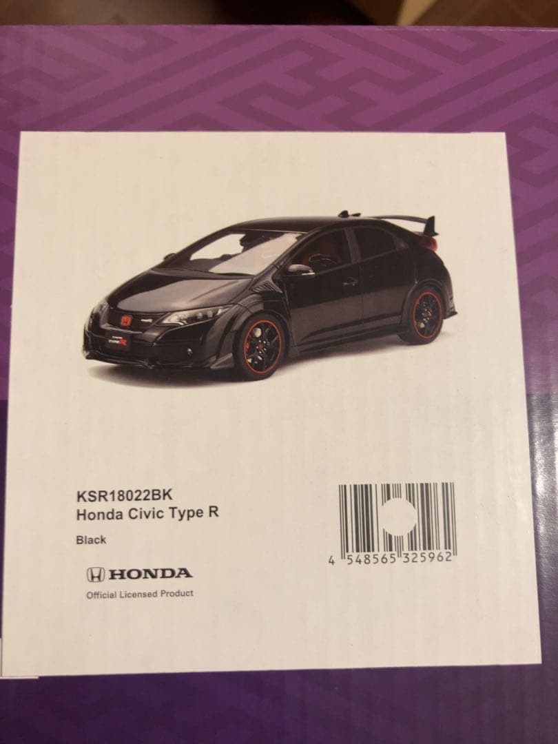 Honda Civic Type R ミニカー ブラック KSR18022BK