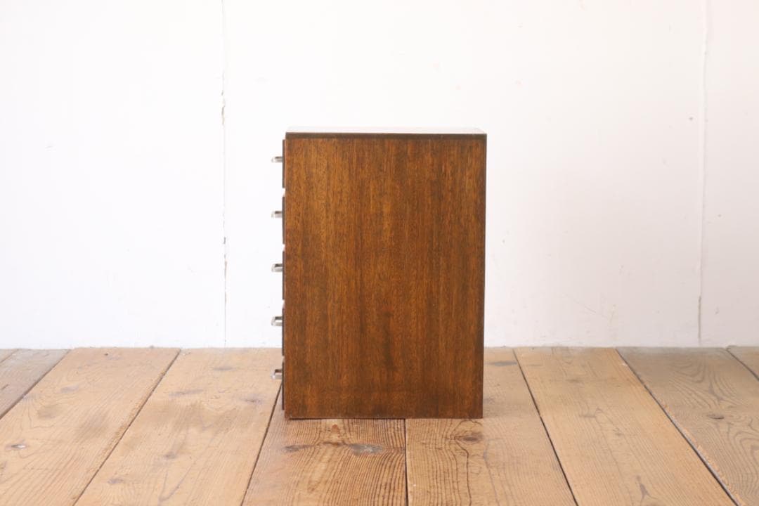 レトロ 卓上 小引き出し 抽斗 5杯 小物入れ レターケース B5 ラワン材