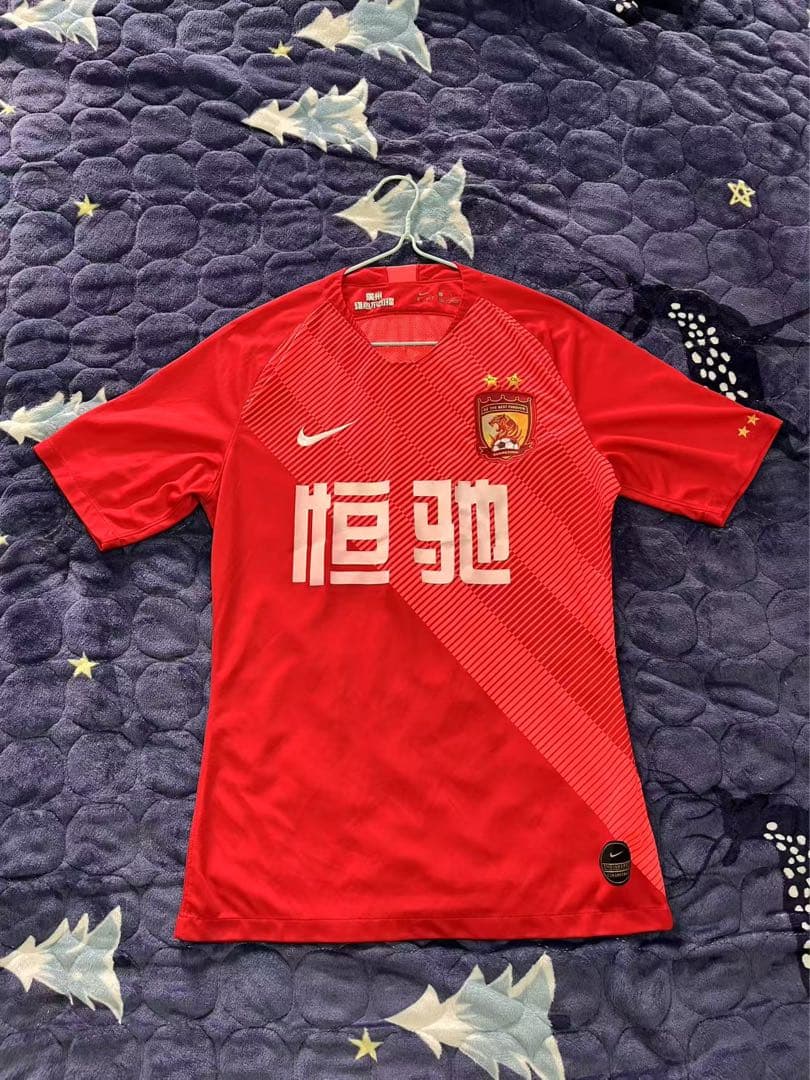 【★マッチウォーン★支給品】2019広州恒大CSL#8パウリーニョ選手