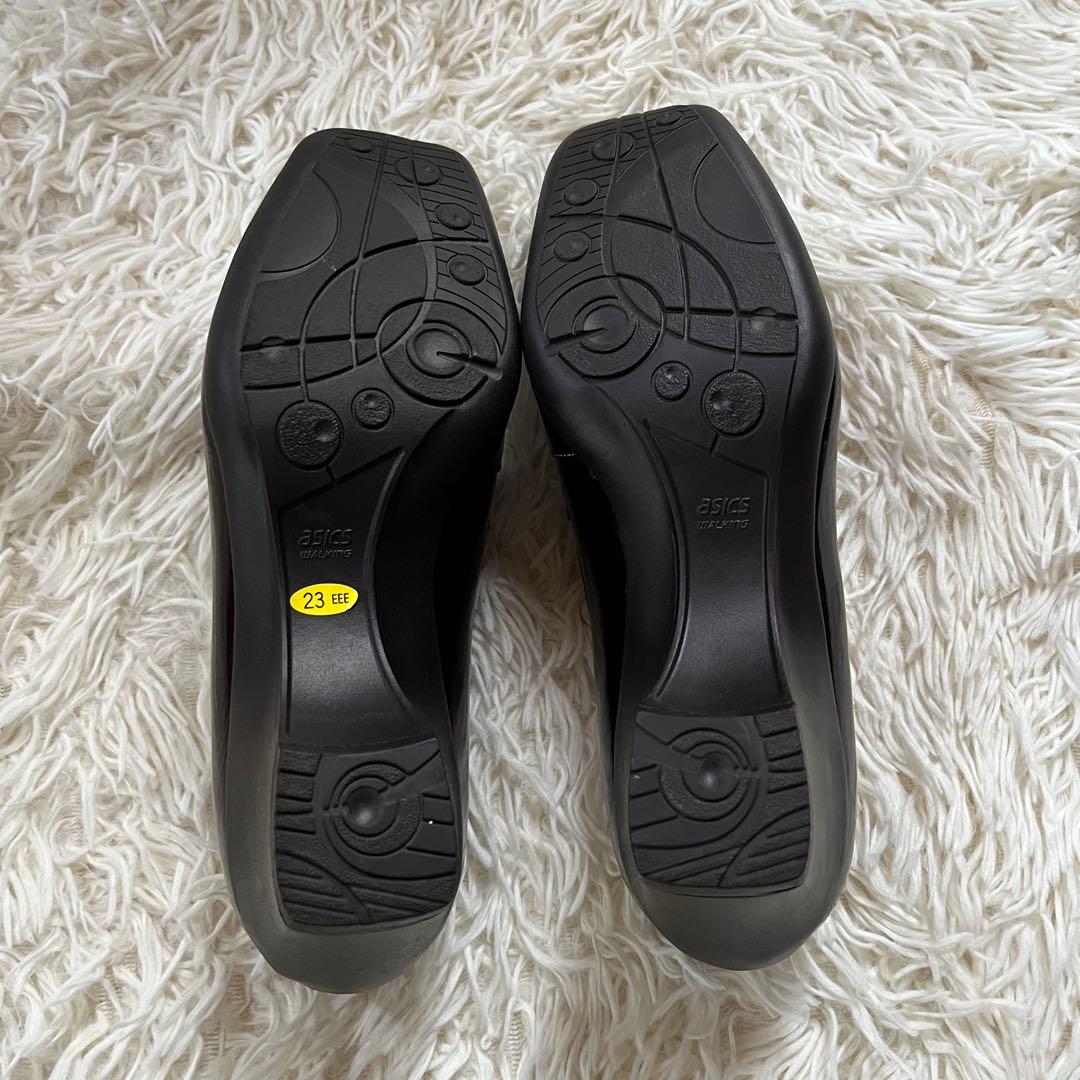 未使用級✨ ASICS pedala エナメルリボンローファー 23 EEE