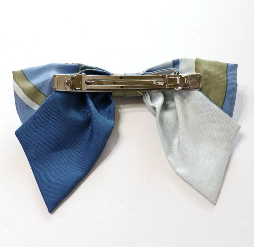 エルメス　HERMES リボンバレッタ　髪飾り