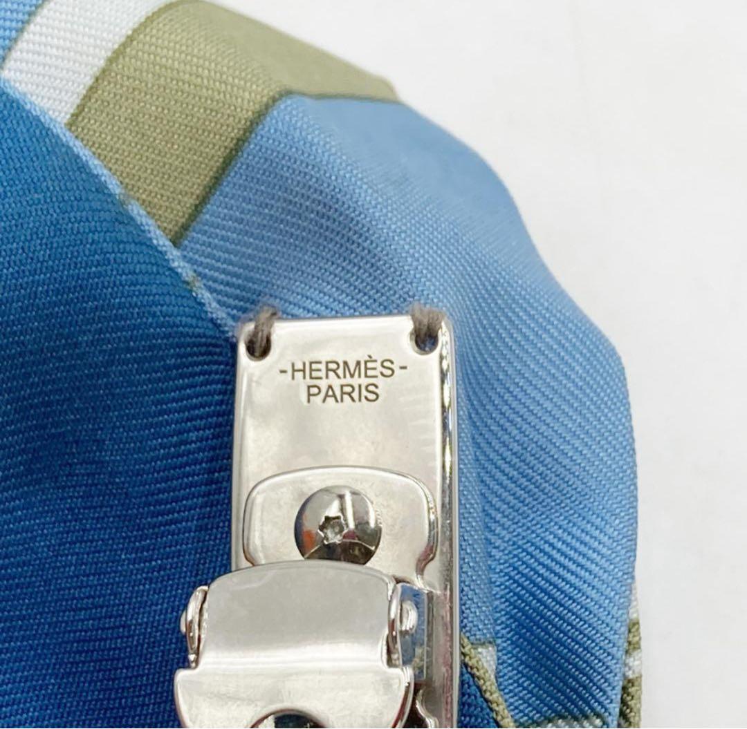 エルメス　HERMES リボンバレッタ　髪飾り