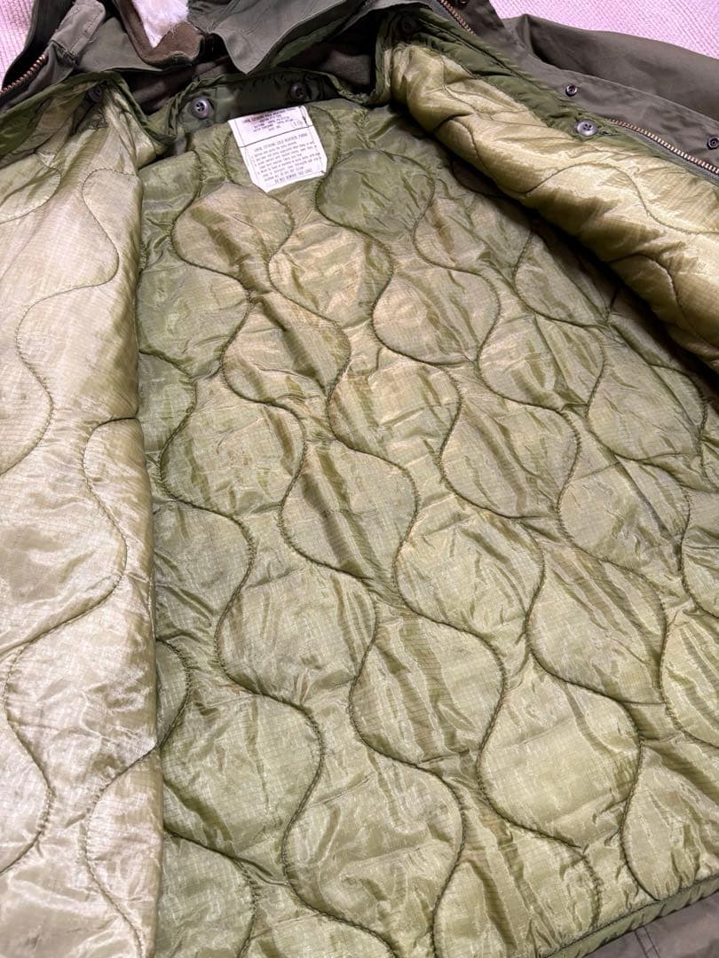 ★希少！Sサイズ★ 米軍実物 M-65フィッシュテールパーカー フルセット