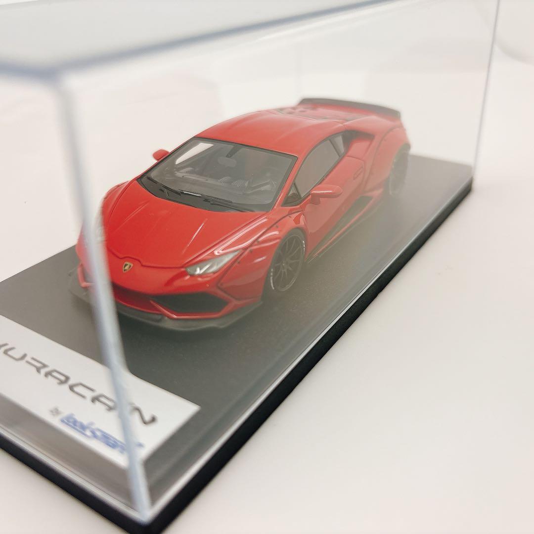 ✨美品✨ LookSmart 1/43 ランボルギーニ ウラカン レッド 箱付き