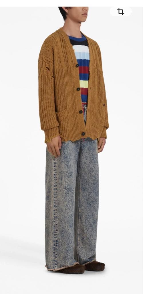 パンツ marni 23ss marble dyed cotton denim 31