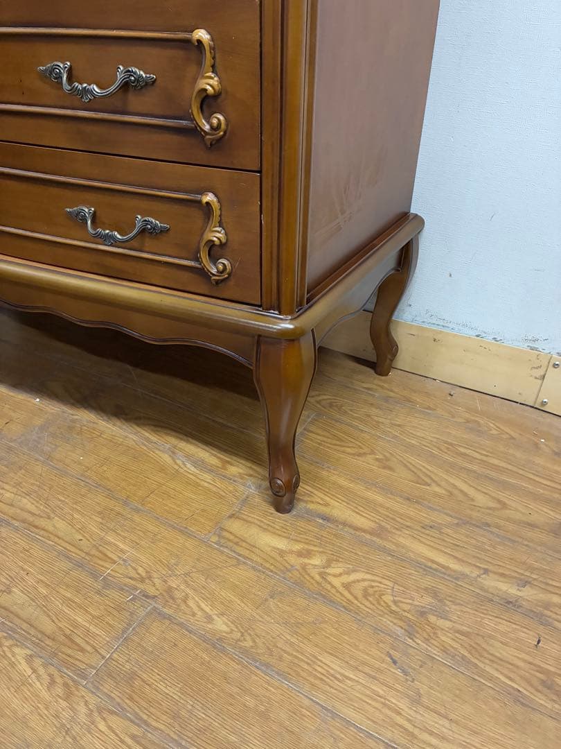 管409☆イタリア製☆アルティナージャ☆アンティーク☆4段チェスト☆マホガニー