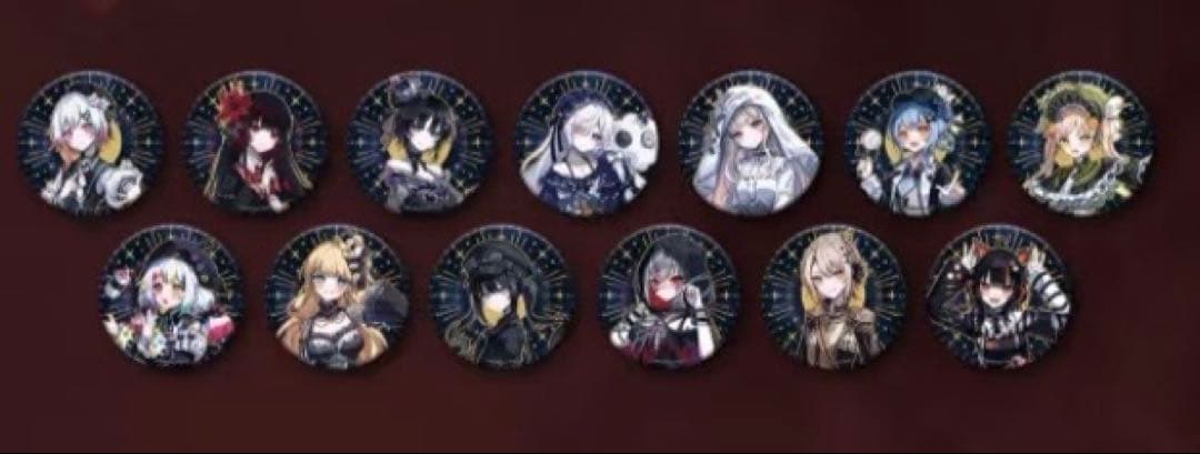 魔法少女の魔女裁判×WePlay 缶バッジ　未開封