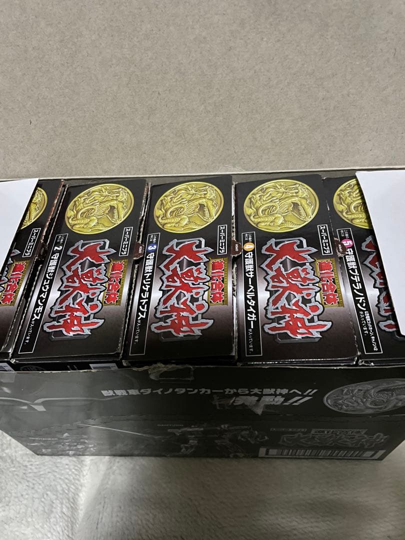 SMP大獣神(箱のみ開封本品未開封)+大連王+ガオキング+マジキング